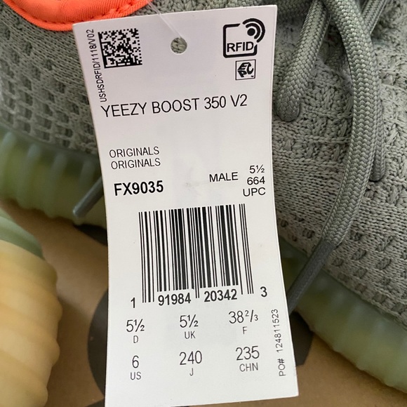 Yeezy Desert Sage size 6 - Picture 4 of 6